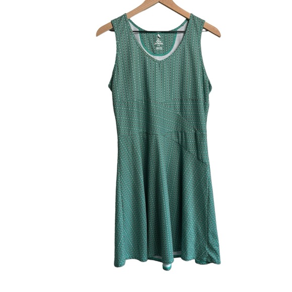 Prana Women's Amelia Dress Geometric Print Design Tank Dress Size Medium - Picture 2 of 8